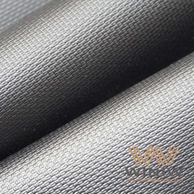 China Shiny PU Patent Synthetic Leather Fabric Waterproof Customized For Football for sale