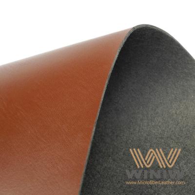 中国 1.8mm Belt Faux Leather Nylon PU Microfiber Fabric Synthetic Leather 販売のため