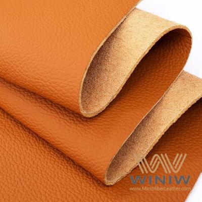China 1.2mm Nappa Faux Leather Artificial Microfiber Automotive Seat Upholstery Material for sale