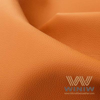China Bags Premium Vegan Leather Embossed 1.2mm Microfiber PU Litchi Faux Leather for sale