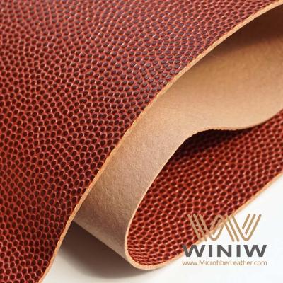 China Nonwoven Backing PU Synthetic Leather Material For Football Soccer Ball for sale