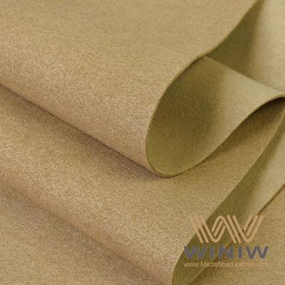 Chine Tissu en cuir de suède de suède de tapisserie d'ameublement de velours pour la doublure de toit à vendre