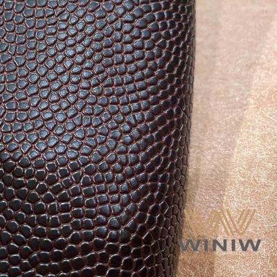 China Nonwoven Basketball Faux Leather Material Strong Friction Force PU Leather Sheet for sale