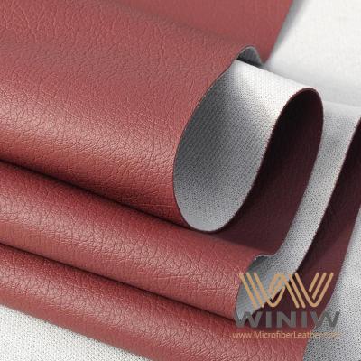China Nappa PVC Synthetic Leather Embossed Polyester Faux Leather 54
