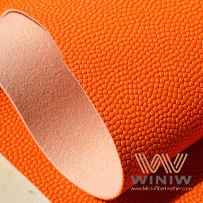 China Faux Basketball Football Synthetic Leather Knitted Customized Size for sale