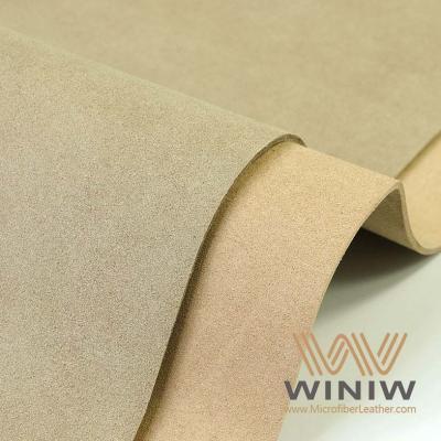 China Tela de tapicería de cuero de la tela de la microfibra de los muebles de la suavidad de cuero sintética del ante en venta