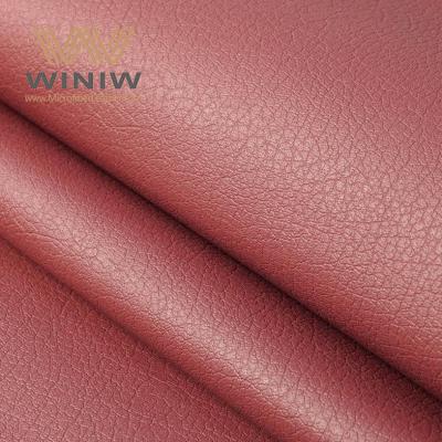 China High-End Embossed Eco Breathable Leatherette Fabric For Upholstery synthetic fabrics for sale