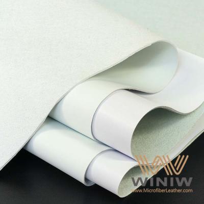 China White Color PU Microfiber for Nursing Shoes for sale