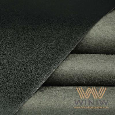 China Compression Resistant Moisture Absorbent Faux Stretch Leather Fabric For Shoe Lining for sale