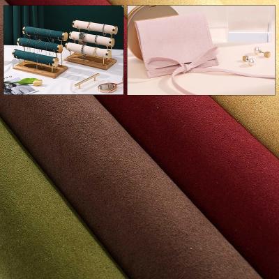 China Stylish Suede Microfiber Artificial Leather For Jewelry Box for sale