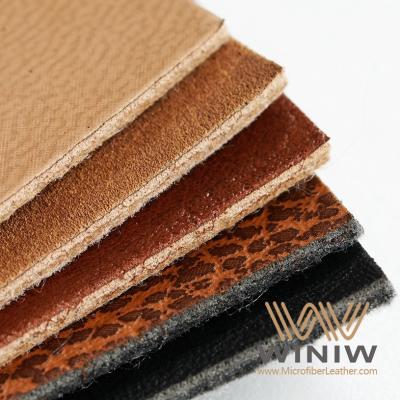 China Waterborne Synthetic PU Leather material for labels for sale