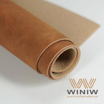 China Textured microfiber Artificial PU Leather Material For Labels for sale