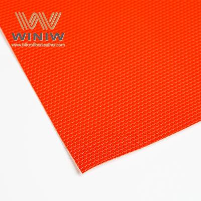 China Material de cuero sintético de fibra microfibra PU para prendas de vestir en venta