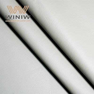 China White Micro Fiber Auto Upholstery Leather Seat Covers Material for sale