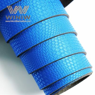 China 1.4mm Microfibra PU Coated zapatos de cuero Materiales de fabricación superior en venta