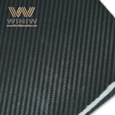 China Black Microfiber PU Material Faux Leather Car Fabric For Upholstery for sale
