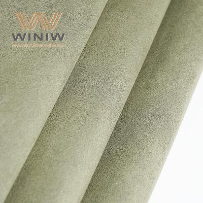 China Microfiber Suede PU Leather Ultrasuede Vegan Leather Upholstery Material For Sofas en venta