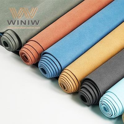 China Micro PU Vegan Leather Ultrasuede Fabric For Furniture Upholstery for sale