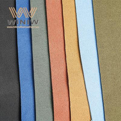 China 1.2mm Micro Fiber PU Suede Leather Ultrasuede Sofa Cover Cloth Material for sale