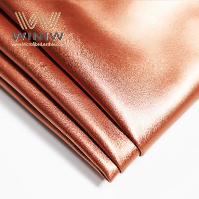 China Stylish Microfiber PU Coated Synthetic Leather Bags Leather Fabric en venta