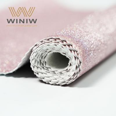 China Stylish Micro Fiber PU Synthetic Vegan Leather For Making Handbags for sale