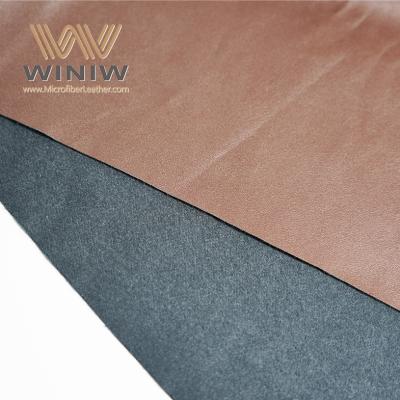 China 0.6mm Micro Fiber Faux Leather Vegan Fabric PU Material For Garments for sale