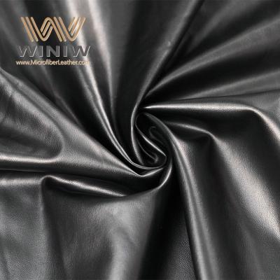 China Waterproof Micro Fiber Synthetic PU Leather Imitation Leather Garments Making Fabric à venda