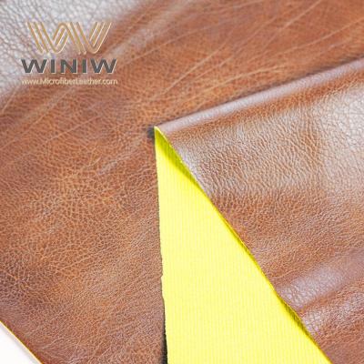 China Anti Mildew Micro Artificial Imitation Leather Vegan Fabric PU Material For Garments for sale