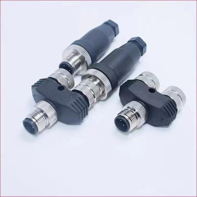 China M8 Aviation Straight Overmolded Plug IP67 Waterproof Connector 3P 4Pin 5pole 6 / 8core for sale