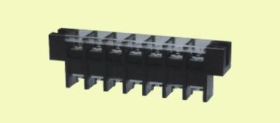 China Barrier terminal block 37S-13.0mm 1-15P 600V 50A barrier terminal block connector  37s black with cover barrier strip for sale