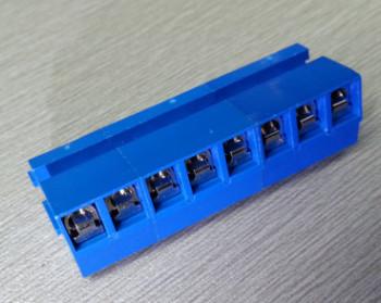 China 8P Type Panel Mount Screw Terminal Block Current Mold 11x13.3mm for sale