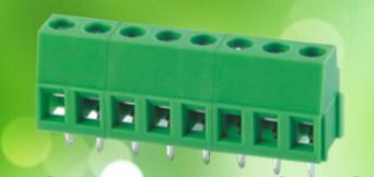 China KEFA connectors, terminal block screw type, 128L-3.5 3.81 pcb screw 128 128L 5.0 5.08 green block pcb terminal blocks for sale