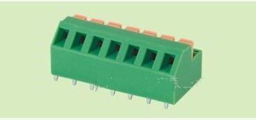 China RD237 5.08 1P-XXP 300V 10A PCB Spring Terminal Block M2.5 Steel Zinc Plated for sale