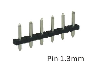 China 1.3mm Pin Clamp Rising PCB Screw Terminal Block With Black Color Base for sale