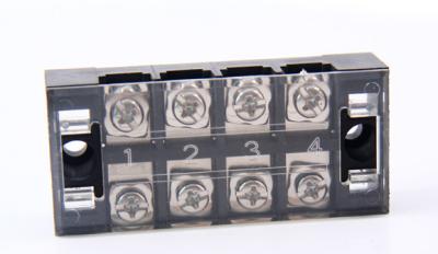 China Pc Clear Cover Panel Mount Barrier Terminal Block For Home Appliances for sale