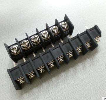 China RD1000 10.0 Pitch Black Barrier Terminal Blocks With Copper Blocks Barrier for sale