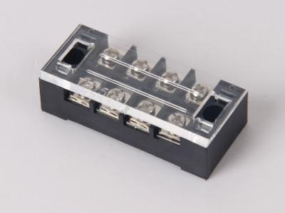China 2504 Type Barrier Terminal Blocks For Different PCB Layout PC Material Clear Cover for sale