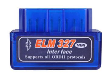 中国 小型ELM327 V1.5 OBD2の小型Obd2走査器支えられる青いIOS人間の特徴をもつシステム 販売のため