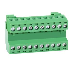 China RD2EDG-UKR-5.0 5.08-KR Plug-in terminal block green 2-24P wire connecting for sale