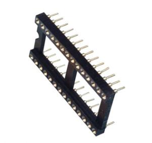 China IC Chip Pedestal Integrated Circuit Socket With Wide Body Chip Base for sale