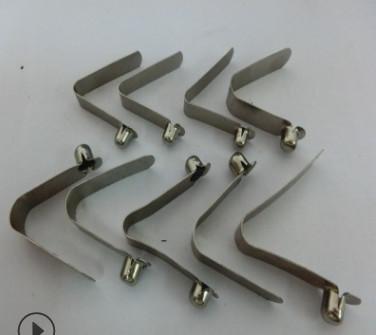 China Die Casting Custom Made Metal Parts V Type Spring Metal Goods 5mm Width for sale