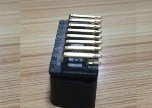 China El PWB soldó Pin plateado de oro 12V del varón del Pin J1962 del jefe 16 del PIN de OBDII conector de 90 grados en venta