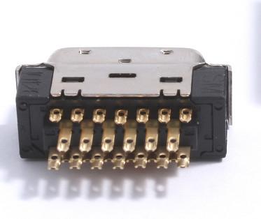 China 50P Pin Heart Servo Connector Electrical Power Connectors for sale