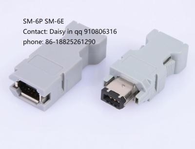 China SM-6E 6E SM Servo Connectors full set IEEE1394 6 core female parts for sale