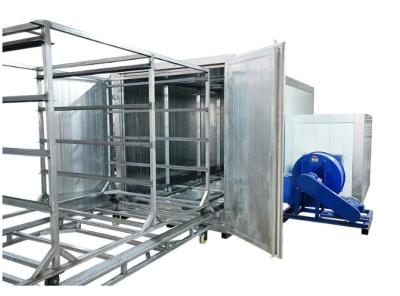 China LPG/Gas Electrostatic Powder Coating Oven With Rail System for sale