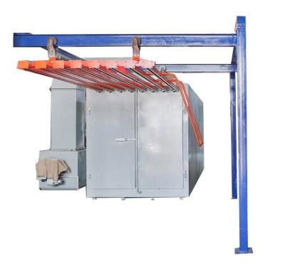 China 100-250C LPG Straight Tunnel Powder Coating Oven For Powder Coating Line for sale