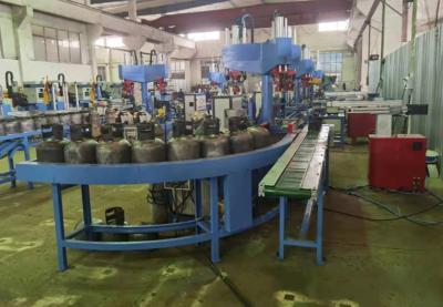 China a máquina de lavar LPG do cilindro 38.6rpm corre através do OEM do dinamitador do cilindro à venda