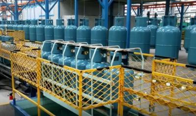 China Tank Gas LPG Air Leakage Testing Machine Production Line 0.6-0.8MPa for sale