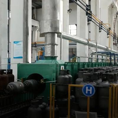 China Horno de recocido semiautomático para la temperatura del cilindro 650°C del LPG de la cámara en venta