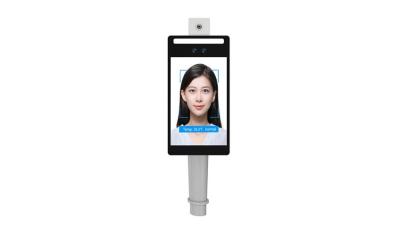 China IP55 Face Recognition Attendance System Stand On Turnstile F2-TH For Temperature Checking for sale